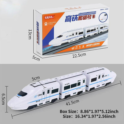 💥Heißer Verkauf 💥-Elektrische Universal-Simulation Hochgeschwindigkeits-Eisenbahn Harmony Train Toy