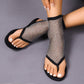 Mesh Diamond Sexy Spitze Flache Sandalen