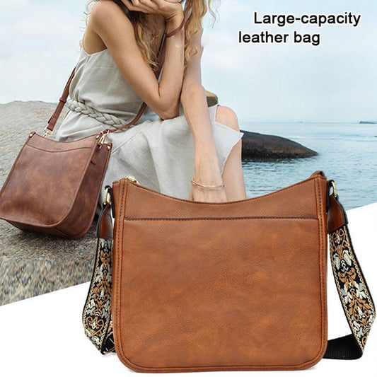 Vielseitige Leder-Crossbody-Tasche für Frauen