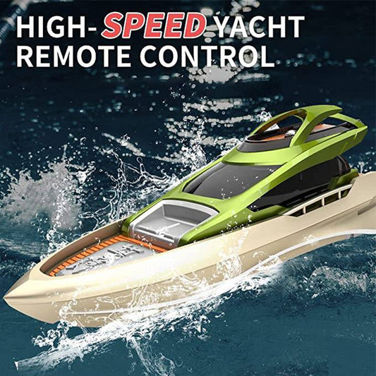 Mini 2.4G RC Hochgeschwindigkeitsboot mit LED Lichtern