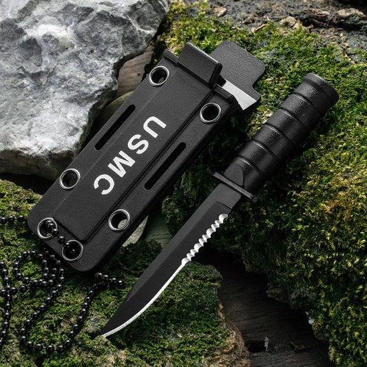 Tactical Survival Halskette Messer