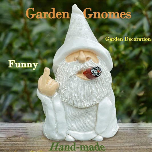 Funny Garden Gnome Statue